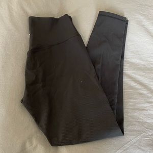 BuffBunny Material Girl Ribbed Leggings - Onyx